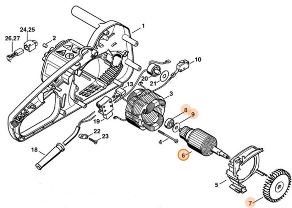 Ротор 230В/240В (12086001000)