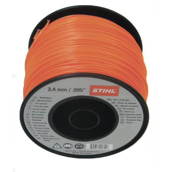 Косильная квадратная струна STIHL 2.4мм х 420м (00009302613)