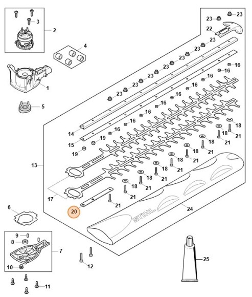 Основа ножа STIHL HA076425100