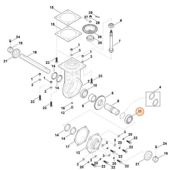 Гольчатий підшипник STIHL 62516431102
