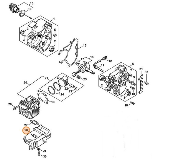 Глушитель выхлопа (11291400602)