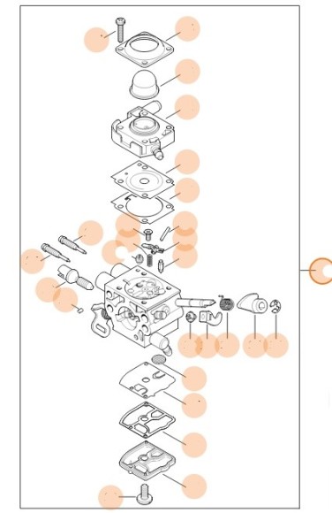 Карбюратор STIHL 41471200624