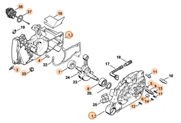 Картер STIHL 11280202139