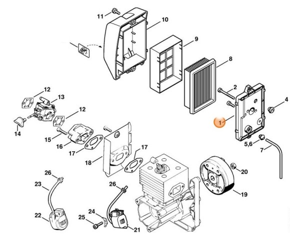 Корпус фільтра STIHL 42031402806