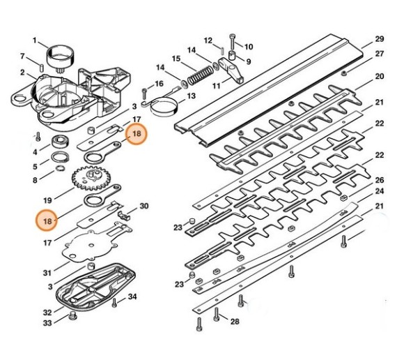 Шатун STIHL 42306426501