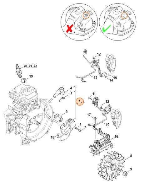 Пристрій управління STIHL 41474004718