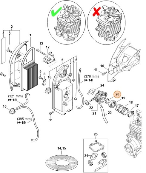 Гільза STIHL 11131411805