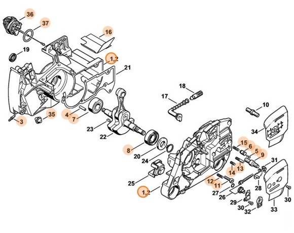 Картер STIHL 11280202143