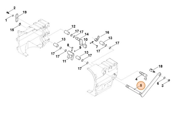 Важіль (зчеплення) STIHL 62516406401