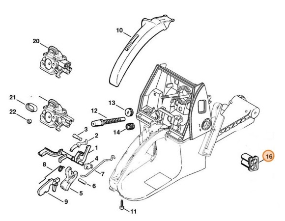 Наконечник STIHL 11221237504