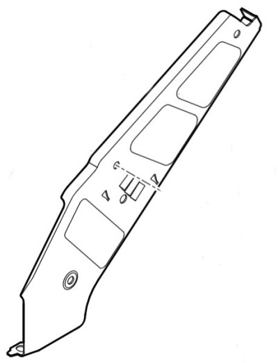 Кронштейн правый (63407036205) Кронштейн правый (63407036205)
