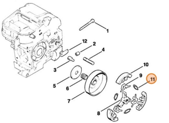 Пружина растяжения (00009975625)
