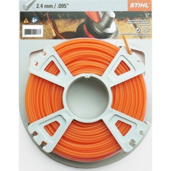 Косильная круглая тихая струна STIHL 2.4мм х 86м (00009302421)