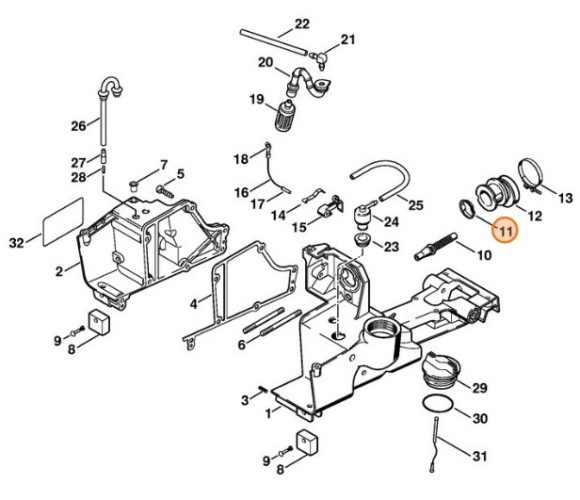 Гільза STIHL 11221411805