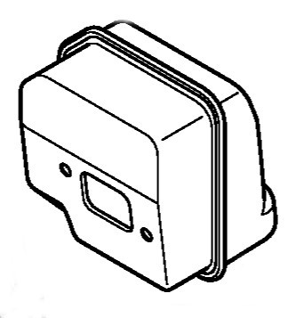 Глушитель выхлопа (11301400617)