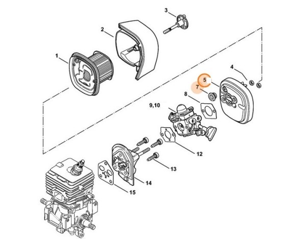 Корпус фільтра STIHL 42411402803