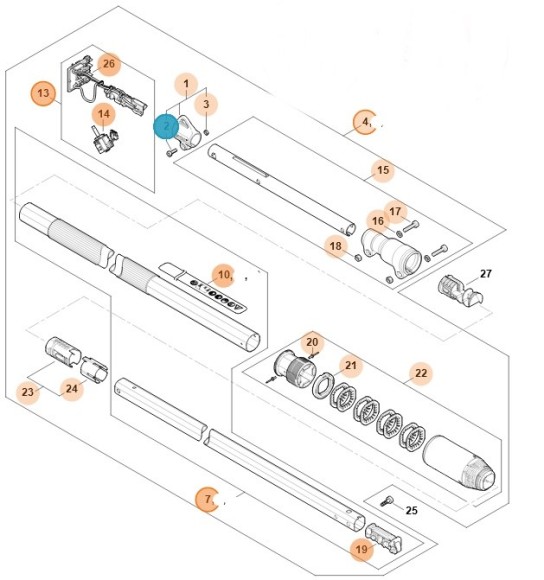 Джгут дротів STIHL LA034403003
