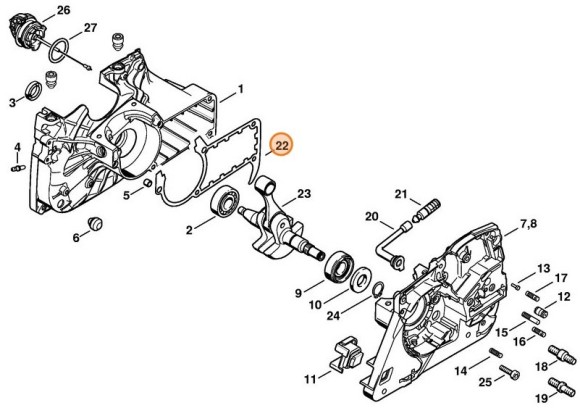 Ущільнення STIHL 11350290500
