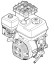 EHC 705.0 (EHC705-0001) бензиновый двигатель (VB050111800)