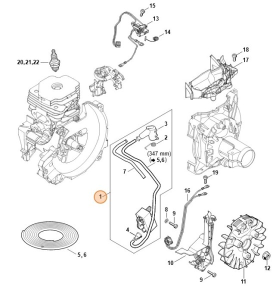Блок управління STIHL 41484004720