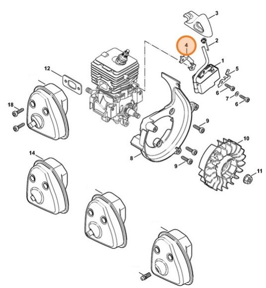 Ізоляційна деталь STIHL 42414058000