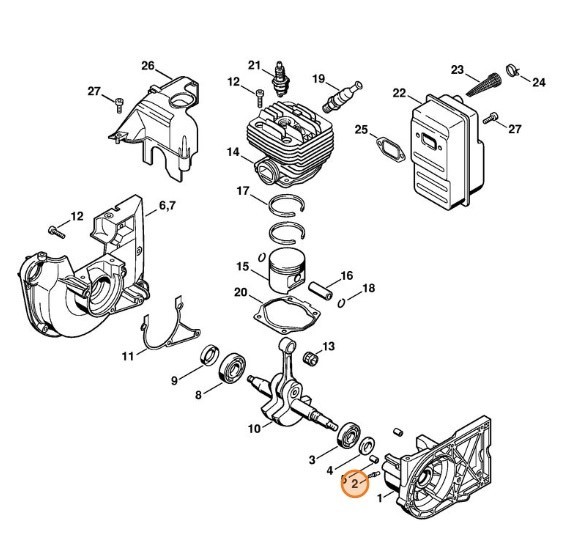 Патрубок STIHL 00009885211 Патрубок STIHL 00009885211