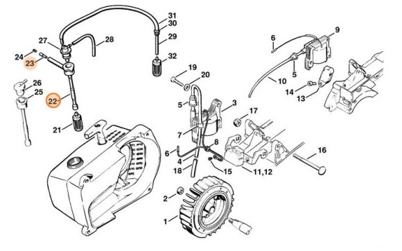 Шланг STIHL 42053503600