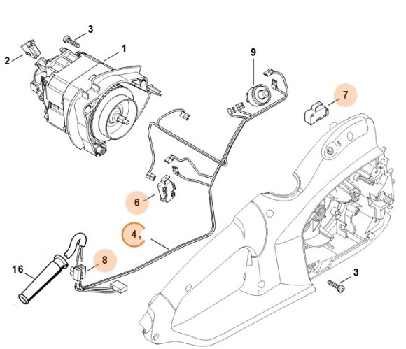 Кабельний джгут STIHL 12094403000