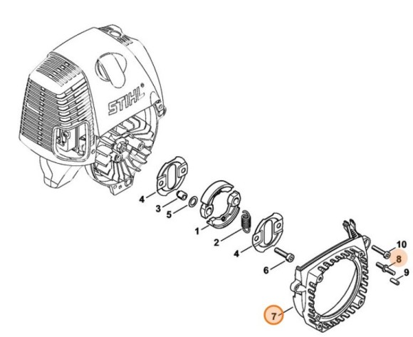 Корпус вентилятора STIHL 43130801800