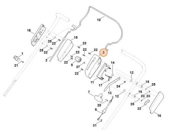 Половина корпуса STIHL 62901821306