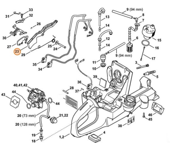 Основной рычаг управления дроссельной заслонкой (42241821000)