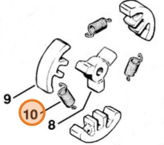 Пружина растяжения (00009976002)