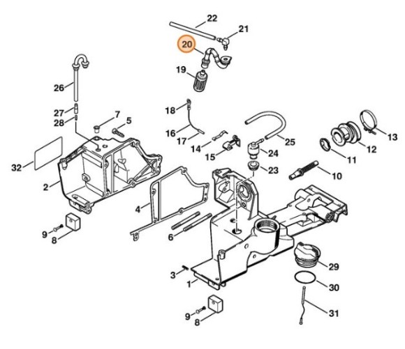 Шланг STIHL 42233587701