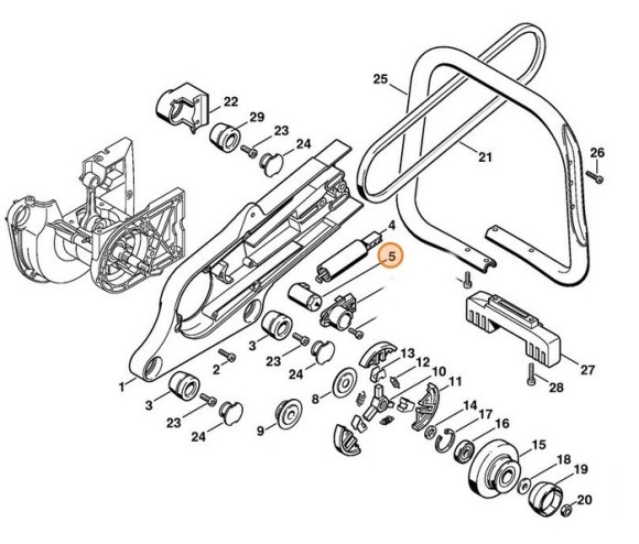 Натяжний важіль STIHL 42216642100