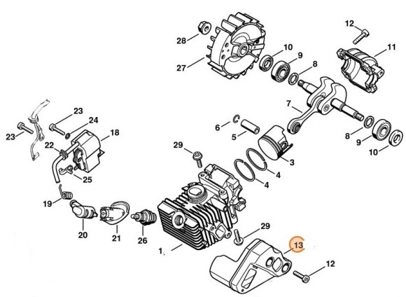 Глушитель выхлопа (11371400600)
