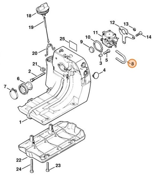 Імпульсний шланг STIHL 11216479400