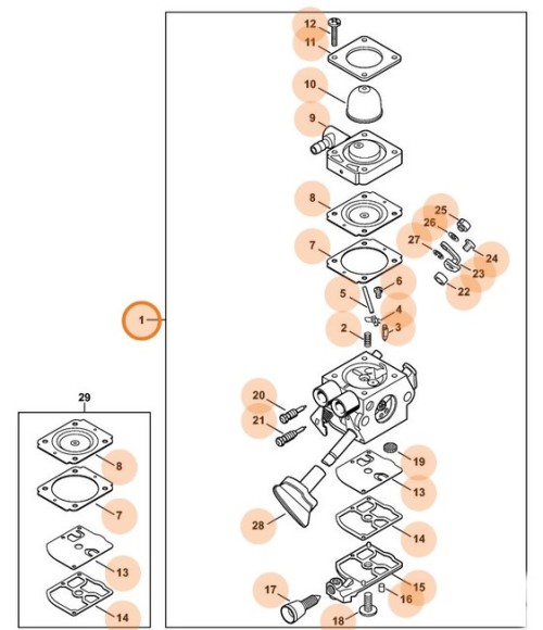 Карбюратор 4241/25 (42411200625)