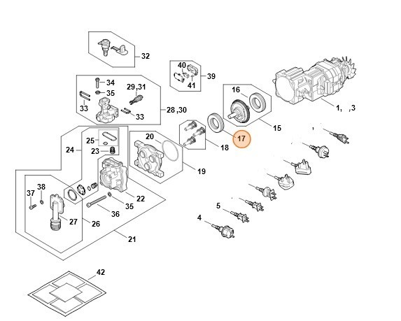 Радіальний шарикопідшипник STIHL RE026405101