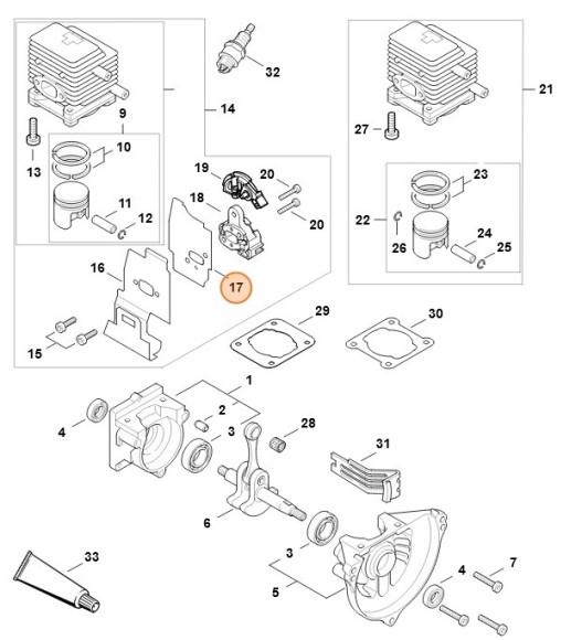 Ущільнення STIHL 41371290905