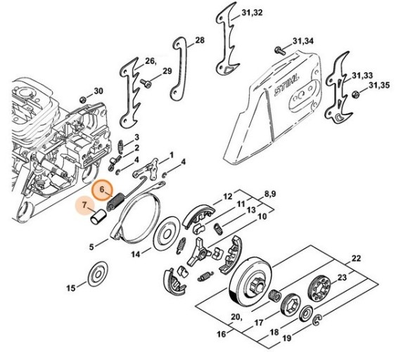 Пружина растяжения (11211605500)