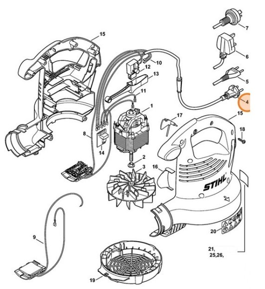 Кабельний жгут STIHL 48114403011