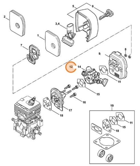 Карбюратор 4241/32 STIHL 42411200632