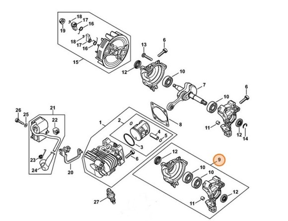 Картер STIHL 11460202100