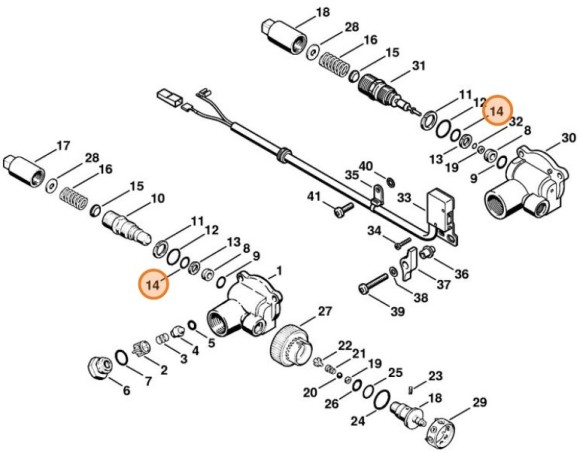Кругле ущільнююче кільце 9х2 STIHL 96459510760