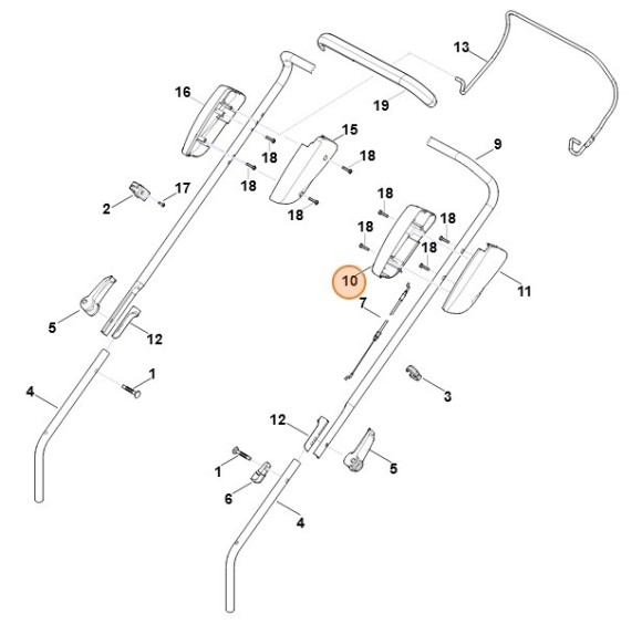 Половина корпуса STIHL 63831821317