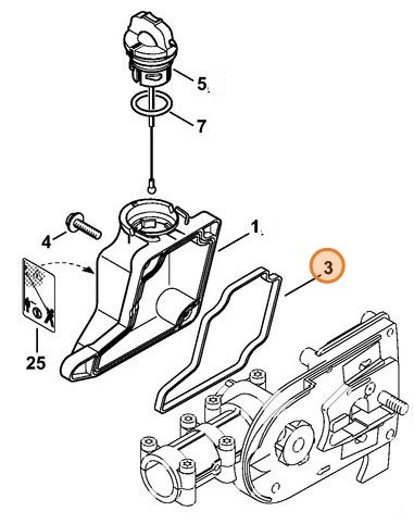 Ущільнення STIHL 41383511000