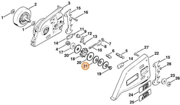 Дисковая пружина 34х12,2х1,5 (94856482044)