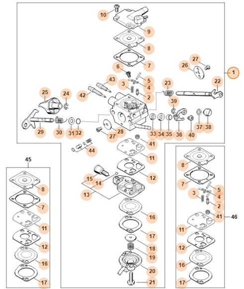 Карбюратор 4282/10 (42821200610)