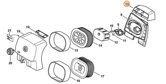 Повітропровід STIHL 11221416300