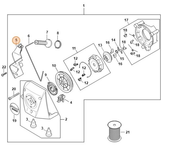 Направляюча троса STIHL 42831901221